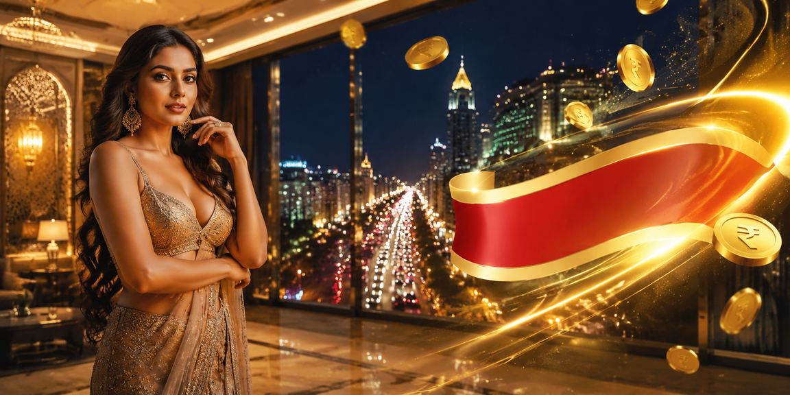 Bangalore MG Road at night featuring cashback bonus and rupee signs symbolizing betting